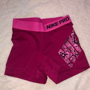 Nike pro compression/cheer shorts